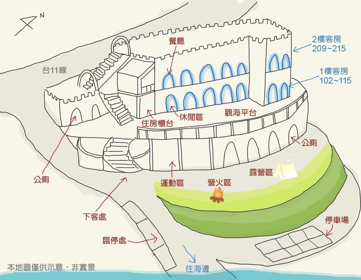 太平洋渡假村 Hotel Fengbin Bagian luar foto